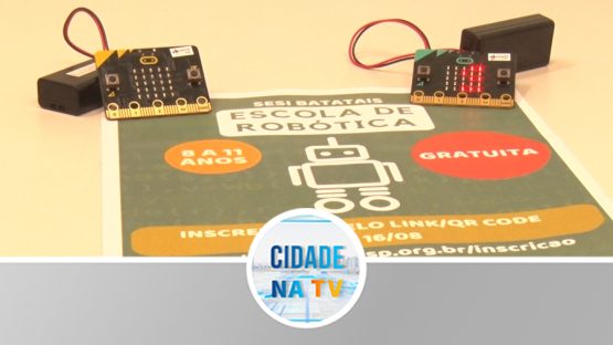 Ensinamentos de robótica para crianças da comunidade
