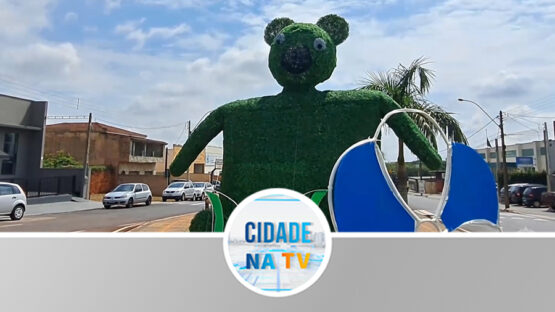 Começou a montagem do Natal Encantado em Batatais SP