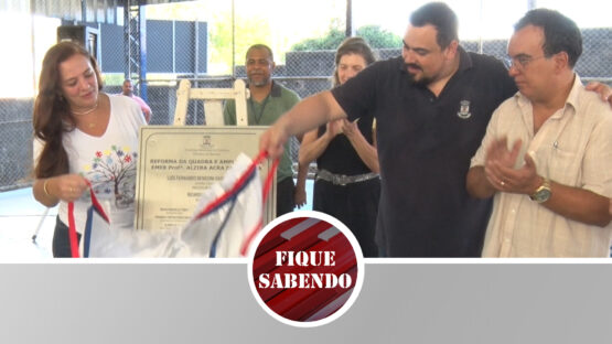 Escola Municipal ganhou cobertura em Quadra