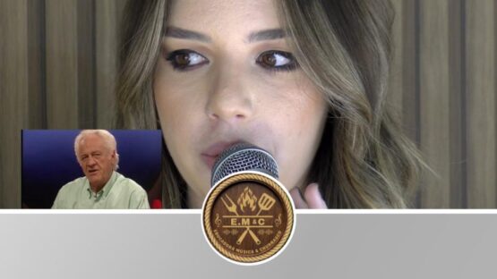 Livia Boldrin segue os passos do bisavô Rolando Boldrin e dá um show no E.M&C