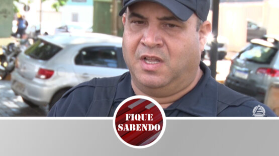 Fiscalização em demarcações ao longo de avenida para o desfile da Festa do Leite