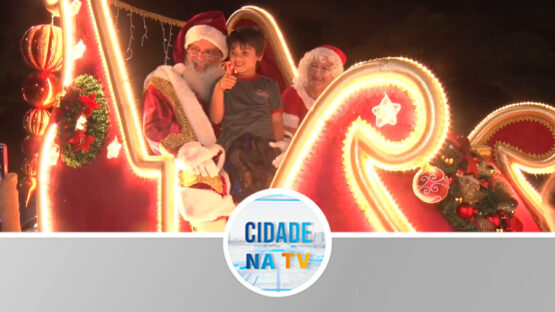 Início da Carreata Iluminada em Batatais