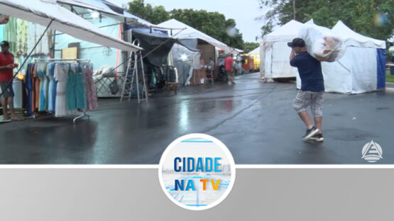 Comércio bem ativo na Festa de Santos Reis