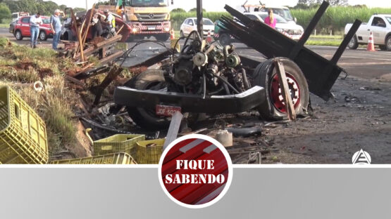 Acidente em cenário de guerra