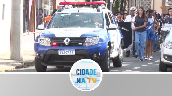 Manifestação sobre o Maio Laranja
