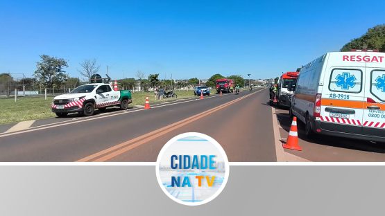 Acidente deixa idoso gravemente ferido